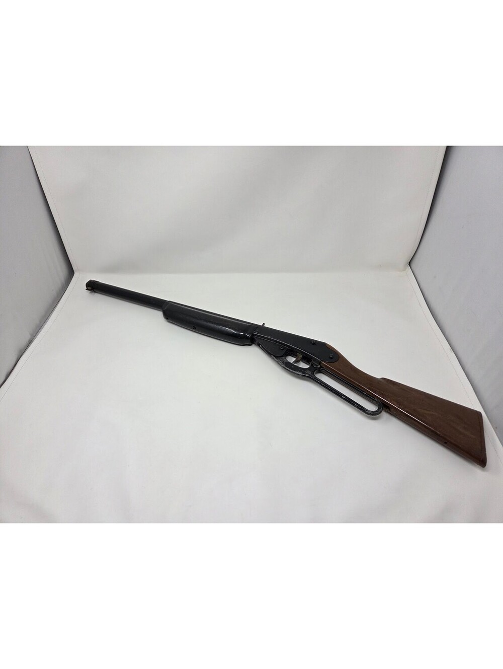 Antique Daisy Model 660 Lever Action Toy Rifle Noise Maker Whirring Sound Prop